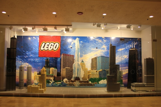 Constructions Lego représentant les principaux bâtiments de la ville de Chicago